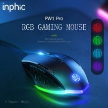 Kabel gebundene Maus Silent Click,3200dpi einstellbar und 6 Tasten, ergonomisches Design, optimierte USB-kabel gebundene optische Maus für PC-Laptop co