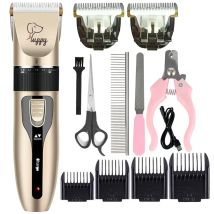 Tagliacapelli per cani Tagliacapelli per animali domestici/gatti/coniglio Toelettatura Taglio di capelli Trimmer professionale Set di rasoi Animali domestici Cordless Ricaricabili Promozioni
