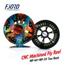 FJORD Fliegenfischerrolle mit zwei Angel-Ersatzspulen 6/7 Salzwasser handveränderte Angelausrüstung links/rechts