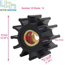 09-801B Meerwasserkühlungspumpenlaufradsatz für JOHNSON 09-801B Jabsco 4568-0001 Sierra 18-3075 CEF 500108