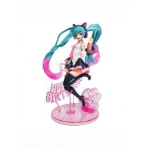 23CM Anime Hatsune Miku Figure Vocaloid Miku Love Action Figure Manga Kawaii Statue Dolls Model Toys for Girl Gift