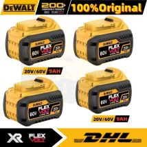 Oryginalny akumulator Dewalt Flexvolt 20V/60V 2AH/5AH/6AH/9AH DEWALT, DCB606 DCB182 DCB205, DCB118 szybkie ładowanie akumulatora Dewalt 20V