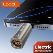 Przenośna Mini Zapalniczka Toocki Typ C Do Podróży Lotniczych Na Zewnątrz Bez Płomienia Kompaktowa Zapalniczka Elektryczna Łatwa Do Przenoszenia Przechowywania