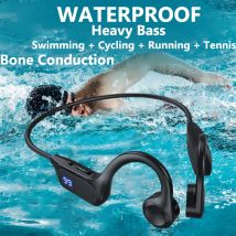 BMAD Knochenleitung Drahtlose Kopfhörer Sport Schwimmen Bluetooth Kompatibel Kopfhörer Freisprecheinrichtung Mit Mikrofon Für Laufende X7 Ohrhörer