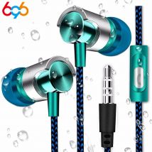 Auricolare in-ear cablato con cancellazione del rumore nell'orecchio Design ergonomico Cuffie stereo per musica sportiva per telefono cellulare Uso quotidiano
