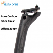 elitaone Offset 20 mm MTB/Rennrad-Sattelstütze 27,2/30,9/31,6 mm Carbon-Sattelstütze UD Bare Carbon