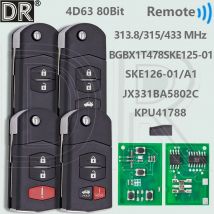 DR KPU41788 SKE126-01 BGBX1T478SKE125-01 4D63Chip 313.8/315/433MHz Car Remote Key For Mazda 2 3 5 6 8 M2 M3 M5 MX-5 M6 CX-7 CX-9