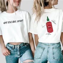 Trendy Kpop T Shirt 3Racha Shirt Korea Mode Graphic Tees Kpop Merch Sommer Trendy Brief Drucken Kurzarm Casual Tops