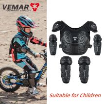 VEMAR Kinder Motorrad Rüstung Weste Schutz Motocross Körper Jacke Schutz Reiten Ellenbogen Knieschoner Moto Volle Rüstung Kinder