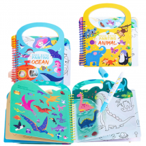 Magisches Wasser-Zeichenbuch für Kinder, wiederverwendbares DIY-Malbuch, Kindergarten, Graffiti-Malerei, Spielzeug, frühe Bildung, lustige Kunstaktivität