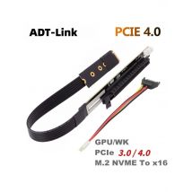 ADT-Link M.2 NVMe to PCI-E 4.0 x16 Extender Gen 4/3 Riser Adapter Jumper Mining Cable GTX RTX Graphics Video Card NVIDIA AMD GPU