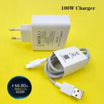 Honor Magic 8 7 6 Pro 100W SuperCharge EU USB Adattatore di alimentazione per caricabatterie rapido per Honor 500 400 300 200 Pro 1/1.5/2 M 6A Tipo C Cavo