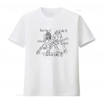 Rockband-Gitarristen-Design, Herren-T-Shirt „Status Quo“, Fairwear-zugelassene Baumwolle, Größe S, Vintage-Waschung, Grafik, Unisex, vielseitig einsetzbar