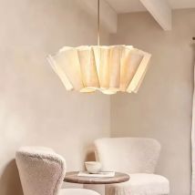 Vintage Textil Kronleuchter Handwerk E27 Pendelleuchte Wohnzimmer Hotel Restaurant Deckenleuchte Home Lustre Wohnzimmer Dekor