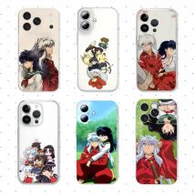 Amine I-Inuyasha Phone Case Transparent Phone Case For IPhone 17 16 Pro Max 15 14 13 12 11 Shockproof Protective Cover