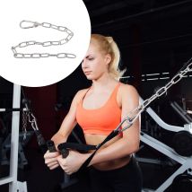 Kette Fitness-Erweiterung Fitness studio Daunen ketten Duty Heavy Dual Workout Riemens cheibe Befestigung Trizeps Griff Trizeps Bar Home Machine Kabel
