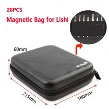 LISHI 2-in-1-Magnettasche, Werkzeugtasche, spezielle Tragetasche, Schlosser-Werkzeug-Aufbewahrungstasche, langlebig, für Lishi-Werkzeugzubehör