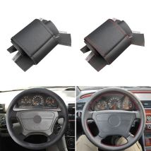 Für Mercedes Benz C CL-Klasse C140 W202 1993-1999 E S Klasse W210 W124 W140 Auto Lenkrad Abdeckung Leder Trim Zubehör