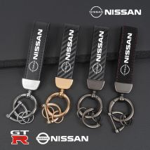 Mit Auto Logo Schlüssel Zubehör Mann Wildleder Schlüsselbund Schlüsselbund Für Nissan Qashqai Juke Pulsar Sentra Altima Patrol Micra Rogue Almera