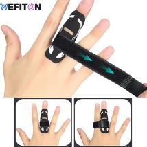 1PCS Finger Sleeves Protektoren, Finger Buddy Bands Einstellbare Trigger Finger Brace Schiene Unterstützung für Sport Basketball Baseball
