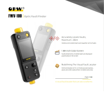 OFW Localizzatore di guasti ottici 20KM Supporto OTDR gestito Test di fibra attiva Fibra Ranger FTTB FTTH Tester del punto di interruzione Misuratore VFL 10MW