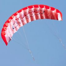 Outdoor-Spaß Dual Line Stunt Parafoil Fallschirm Regenbogen Sport Strand Drachen