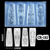 1pc Schlange lotus Blume Drache Tapferen 3D Acryl Nagel Form Nail art Form DIY Design Silikon Form Nagel Dekorationen