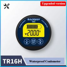 TR16 8–120 V wasserdichter Batteriekapazitätstester 50 A/100 A/350 A Coulometer Spannung Strommesser LCD-Display für Lithiumbatterien