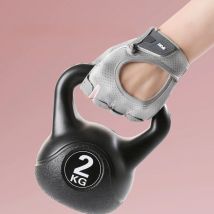 Atmungsaktive, rutschfeste, fingerlose Fahrradhandschuhe für Männer und Frauen, professionelles Fitnessstudio, Fitness, halber Finger, Sommer, Angeln, Fahrrad
