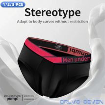 1/2/3 PCS Herren Slips Sexy Modal Große V-förmige Design Bikini Gradienten Flash Elastische Band Atmungsaktive Unterwäsche Low-taille Hosen
