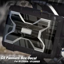 Für r1200gs r1250gs dreifach schwarz 2013-2017 Motorrad Vario Fall Aufkleber Seiten boxen Koffer Packt aschen Gepäcks chutz Aufkleber