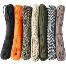 7-rdzeniowy 550 lina Paracord 5 15 30 M średnica 4mm przewód na zewnątrz Camping Survival smycz spadochron piesze wycieczki akcesoria do namiotów