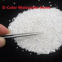 Pirmiana Wholesale Small Sizes Round 0.7-2.9mm D Color Loose Moissanite Stone for Diamond DIY Jewelry Making