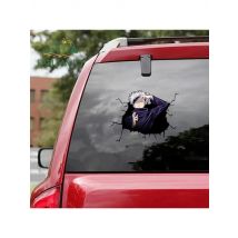 EARLFAMILY 13cm x 10.6cm for Crack Anime Gojo Satoru Car Stickers Windows Auto Decal Motorcycle Funny Surfboard Caravan Decor