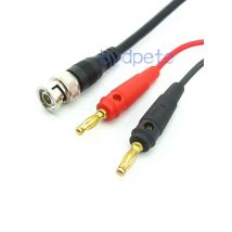 BNC Male Plug to 4mm Banana Stackable Plug Lead Probe Q9 Testing Mult Cable Cord 50ohm RF Coaxial  Tangerrf