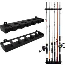 1Pcs Angelrute Werkzeuge Vertikale Display-ständer Angelrute Halter Wand Hängen Fisch Pole Rack