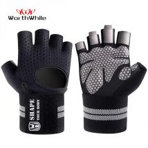 Lohnende Halb finger Fitness-Fitness handschuhe mit Handgelenk wickel Unterstützung für Männer Frauen Crossfit Workout Power Gewichtheben Ausrüstung