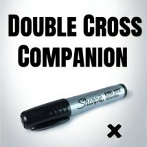 Double Cross Companion Magic Tricks Marker Holder Pen Holster with Flexible Clip Magician Go-to Carry Accessories Magia Props