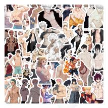 10/30/60PCS Anime Nackte Muscle Mann Aufkleber Dekoration Koffer Laptop Scrapbooking Telefon Schreibwaren Japan Manga Kind spielzeug Aufkleber
