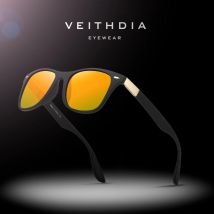 VEITHDIA Occhiali da sole sfumati fotocromatici unisex lenti a specchio polarizzate vintage giorno notte doppi occhiali da sole per uomo donna 7029