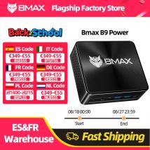 BMAX B9 Power Mini PC Intel Core i9-12900H 14 Cores Max 5.0GHz 24GB 32GB RAM 1TB SSD WiFi 6 Bluetooth 5.2