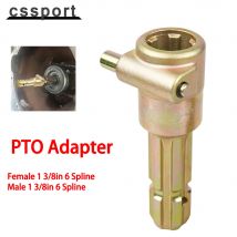 PTO-Adapter, weiblich, 1 3/8 Zoll, 6 Spline-Stecker, 1 3/8 Zoll, 6 Spline-PTO-Extender für bis zu 70 PS Traktor TH-1046A-G