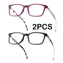 2PCS Vintage Lesebrille Leichte Anti Augen Überanstrengung Mode Computer Presbyopie Brille Für Frauen Männer