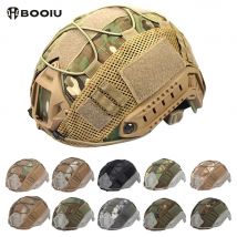 BOOIU FAST Taktische Helm Abdeckung Outdoor Jagd Schießen Wargame Airsoft Helme Tuch Camouflage Paintball Helm Zubehör