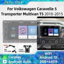 Per VW Volkswagen Caravelle 5 Transporter Multivan T5 2010-2015 9 "Wireless Carplay Autoradio Android Car Multimedia 2 Din Radio