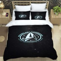 Cartoon Bettbezug Kissenbezug Bettwäsche Set S-Star Trek Erwachsene Junge Schlafzimmer Dekoration Kinder Geschenk Einzel Doppel Große Größe