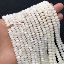 Exquisite Wheel Beads UFO Natural Shell Beads 3-7mm Charm Fashion Making DIY Necklace Earrings Bracelet Jewelry Accessories