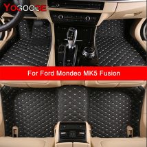 YOGOOGE Custom Auto Fußmatten Für Ford Mondeo MK5 Fusion 2014-2023 Auto Teppiche Fuß Coche Zubehör