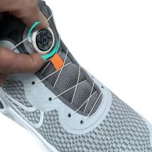 1Pair Automatic No Tie Shoelaces Sneakers Swivel Buckle Elastic Laces Without Ties Adults Kids Lazy Shoe Laces Shoe Accessories