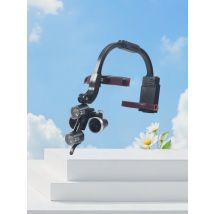 Binocular Dental Loupe Magnification 2.5X 3.5X Single Battery with LED Light Surgical Headlight for Dentist Medical Lamp